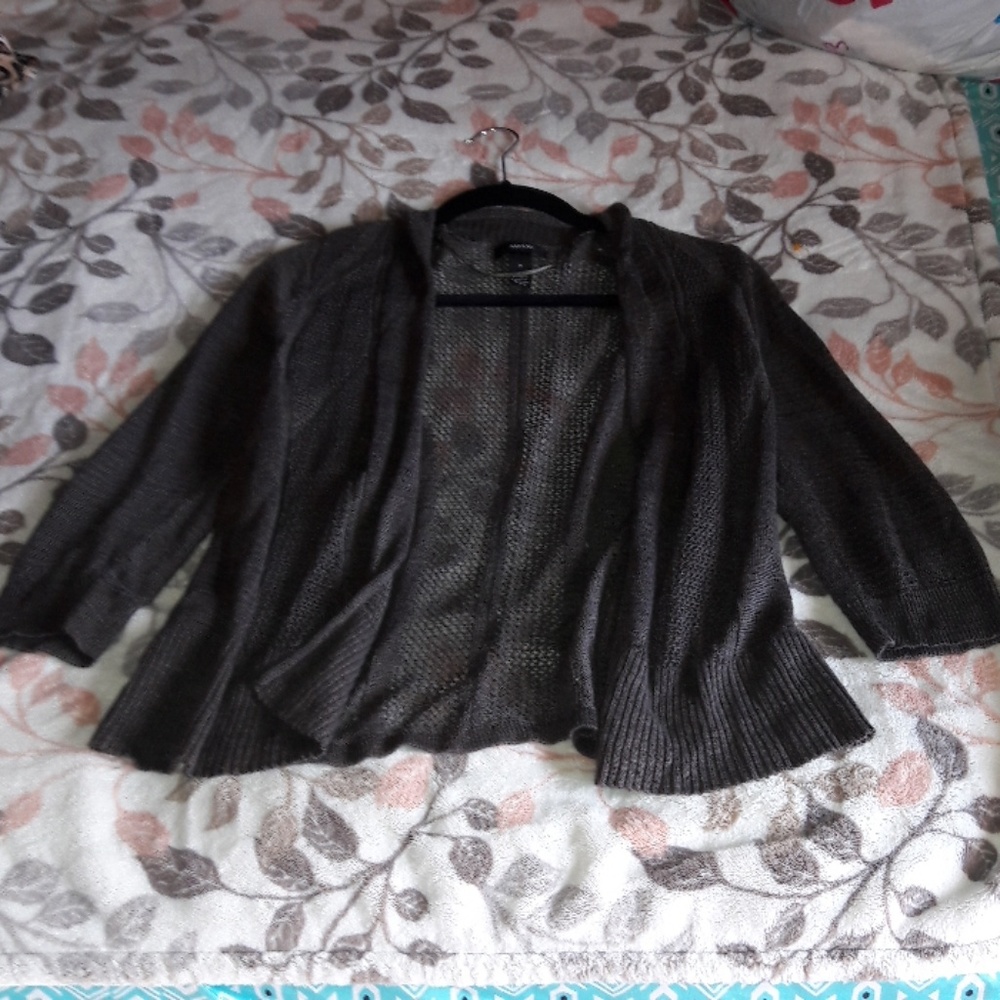 NEW Alfani Dark Long Sleeve Cardigan